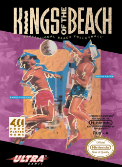 Kings of the Beach Professional Beach Volleyball - Nintendo NES