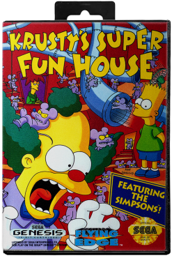 Krusty's Super Fun House - Sega Genesis