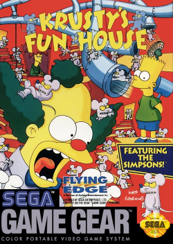 Krusty's Fun House- Sega Game Gear