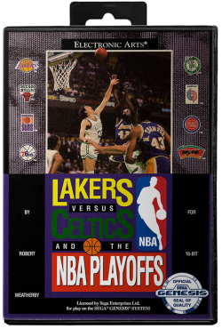 Lakers vs. Celtics and the NBA Playoffs - Sega Genesis