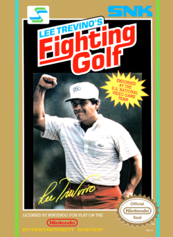 Lee Trevinos Fighting Golf - Nintendo NES