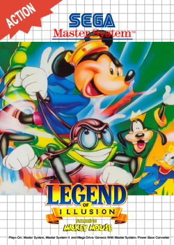 Legend of Illusion Starring Mickey Mouse - Sega Master System