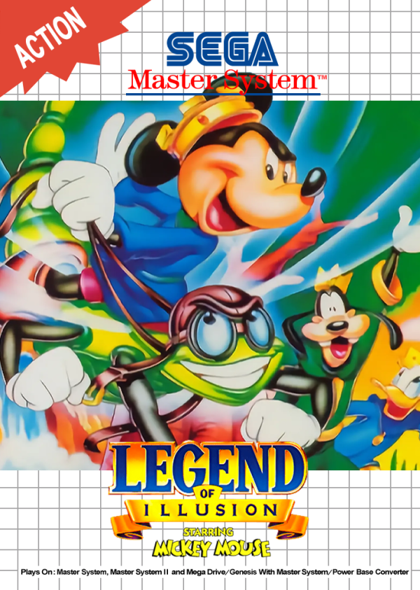 Legend of Illusion Starring Mickey Mouse - Sega Master System