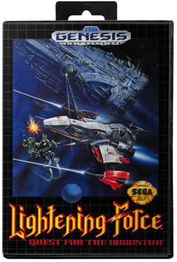 Lightening Force Quest for the Darkstar - Sega Genesis