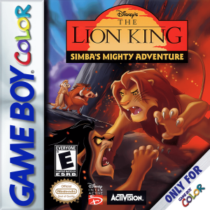 The Lion King Simbas Mighty Adventure - Nintendo Gameboy Color
