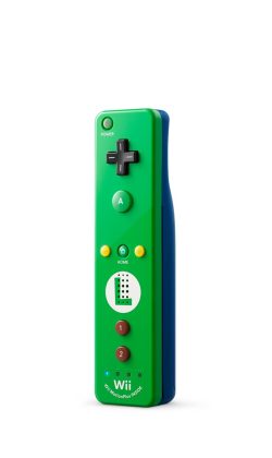 Nintendo Wii Motion Plus Remote Controller - Luigi Edition
