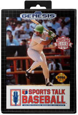 Sports Talk Baseball - Sega Genesis