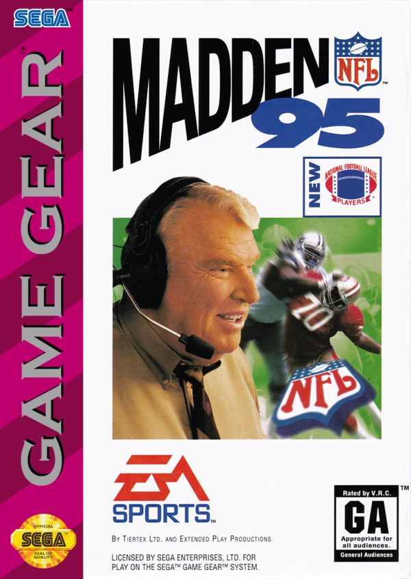 Madden 95- Sega Game Gear
