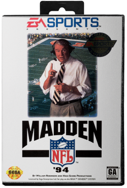 Madden NFL '94 - Sega Genesis