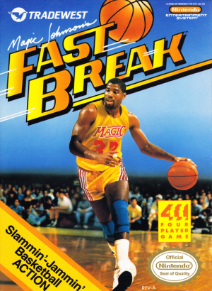 Magic Johnsons Fast Break - Nintendo NES