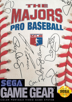 Majors Pro Baseball- Sega Game Gear