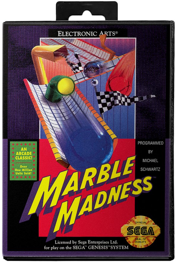 Marble Madness - Sega Genesis
