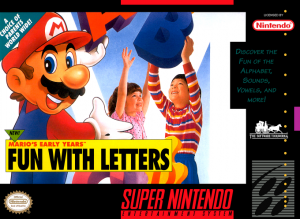 Mario's Early Years Fun with Letters - Super Nintendo