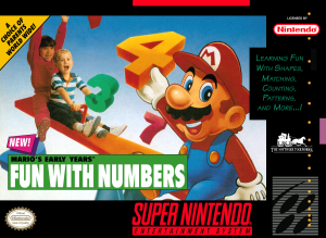 Mario's Early Years Fun With Numbers - Super Nintendo