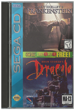 Mary Shelley's Frankenstein & Bram Stoker's Dracula - Sega CD