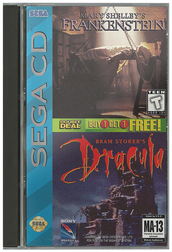 Mary Shelley's Frankenstein & Bram Stoker's Dracula - Sega CD