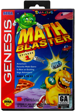 Math Blaster Episode 1 - Sega Genesis