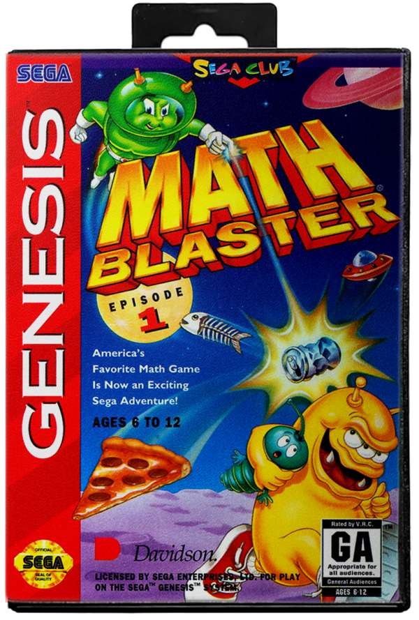 Math Blaster Episode 1 - Sega Genesis