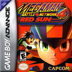 Mega Man Battle Network 4 Red Sun - Nintendo Gameboy Advance