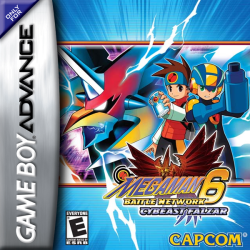 Mega Man Battle Network 6 Cybeast Falzar - Nintendo Gameboy Advance