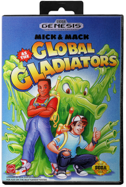 Mick and Mack Global Gladiators - Sega Genesis