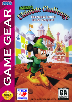 Mickey's Ultimate Challenge- Sega Game Gear