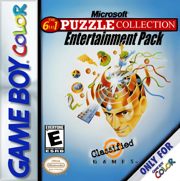Microsoft 6 in 1 Puzzle Collection - Nintendo Gameboy Color