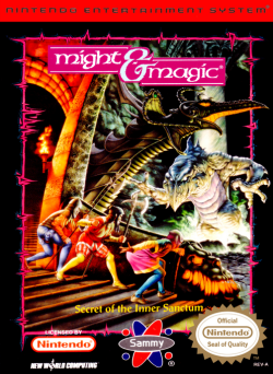 Might & Magic Secret of the Inner Sanctum - Nintendo NES