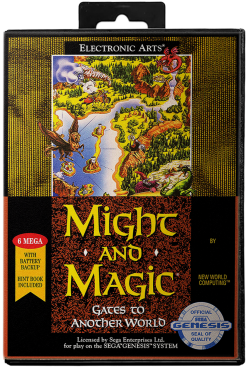 Might and Magic Gates to Another World - Sega Genesis