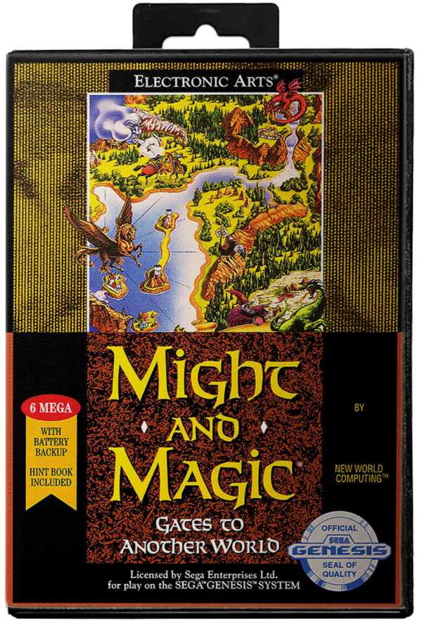 Might and Magic Gates to Another World - Sega Genesis
