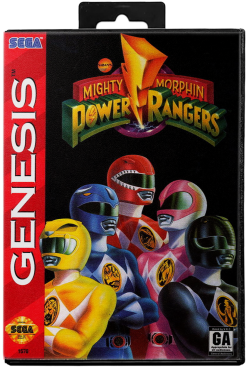 Mighty Morphin Power Rangers - Sega Genesis