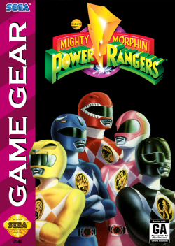 Mighty Morphin Power Rangers- Sega Game Gear
