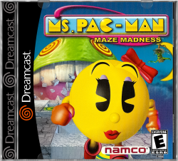Ms. Pac-Man Maze Madness - Sega Dreamcast
