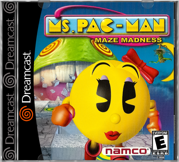 Ms. Pac-Man Maze Madness - Sega Dreamcast