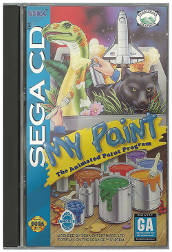 My Paint Animated Paint Program - Sega CD