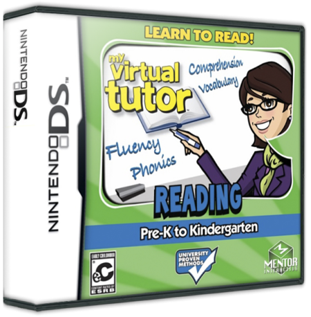 My Virtual Tutor Reading Adventure: Pre-K to Kindergarten - Nintendo DS
