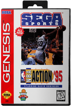 NBA Action '95 starring David Robinson - Sega Genesis