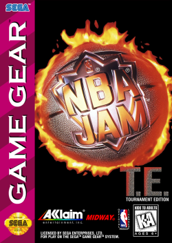 NBA Jam Tournament Edition- Sega Game Gear