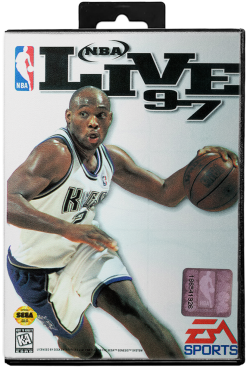 NBA Live 97 - Sega Genesis