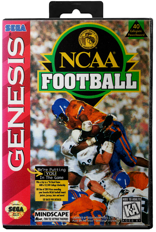 NCAA Football - Sega Genesis