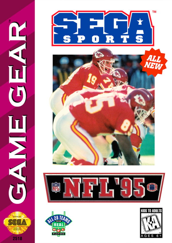 NFL 95- Sega Game Gear