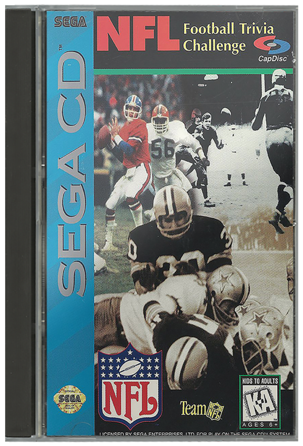 NFL Football Trivia Challenge - Sega CD