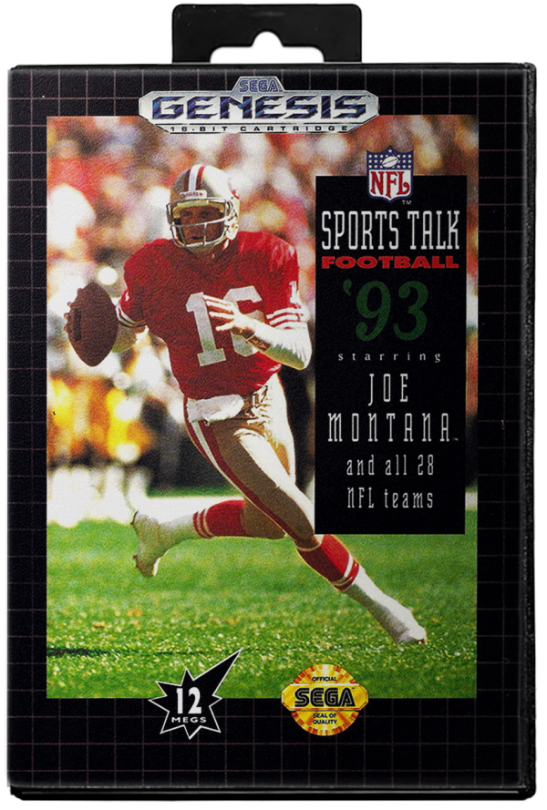 Sports Talk Football '93 Starring Joe Montana - Sega Genesis