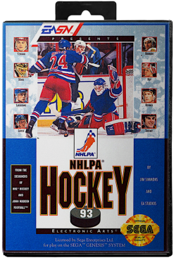NHLPA Hockey '93 - Sega Genesis