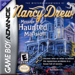 Nancy Drew Message in a Haunted Mansion - Nintendo Gameboy Advance