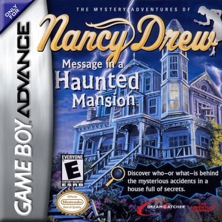 Nancy Drew Message in a Haunted Mansion - Nintendo Gameboy Advance