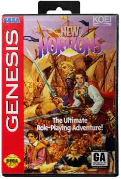 Uncharted Waters New Horizons - Sega Genesis