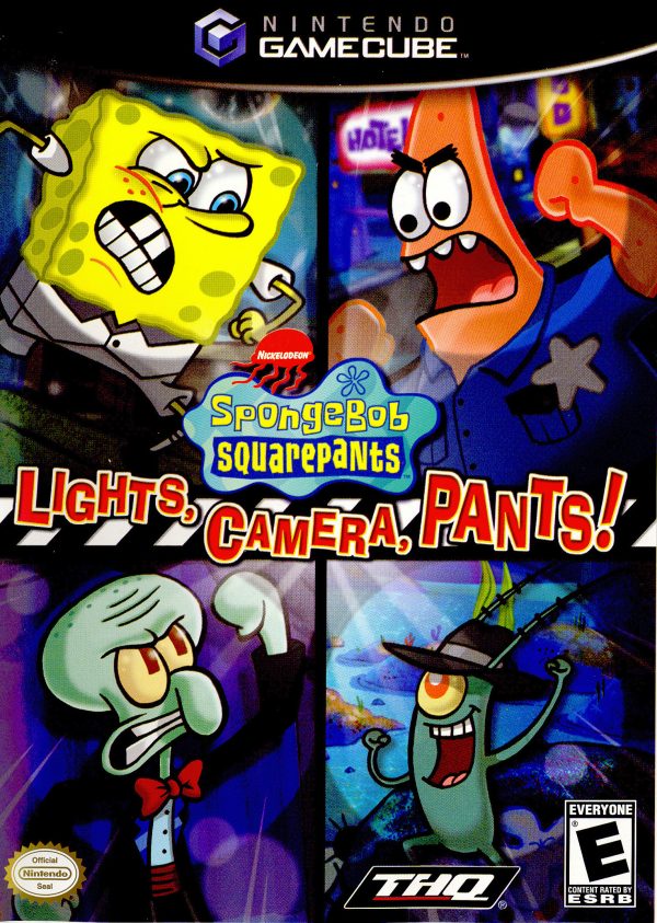 SpongeBob SquarePants Lights Camera Pants - Nintendo Gamecube