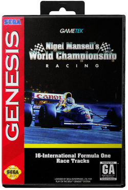 Nigel Mansell's World Championship Racing - Sega Genesis