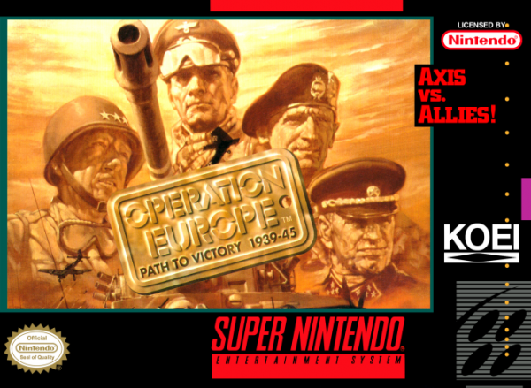Operation Europe Path to Victory 1939-45 - Super Nintendo